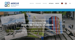Desktop Screenshot of mercur-research.de